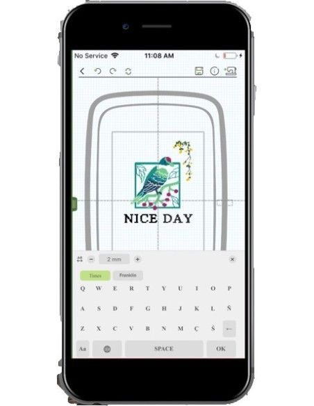 With the Necchi NE210 Embroidery Machine you can add letters and names to your embroidery designs easily and quickly.