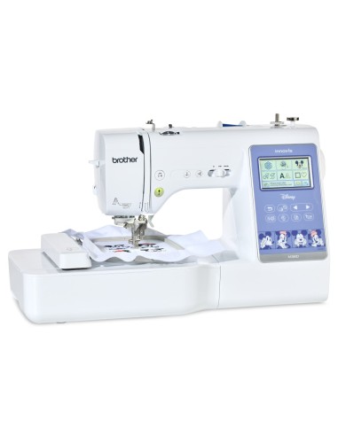 Brother Innov-is M380D includes 200 embroidery designs, including 65 original Disney designs