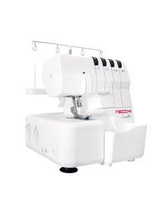 The Necchi C12 overlocker sews with 1-2 needles and 2-3-4 threads on any fabric thanks to the durable, high torque motor 120W 2