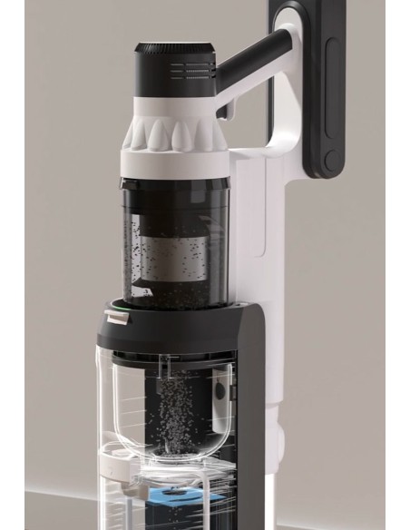 Necchi AutoPower 500-S con il sistema di svuotamento automatico niente polvere ed allergeni ma solo massima igiene