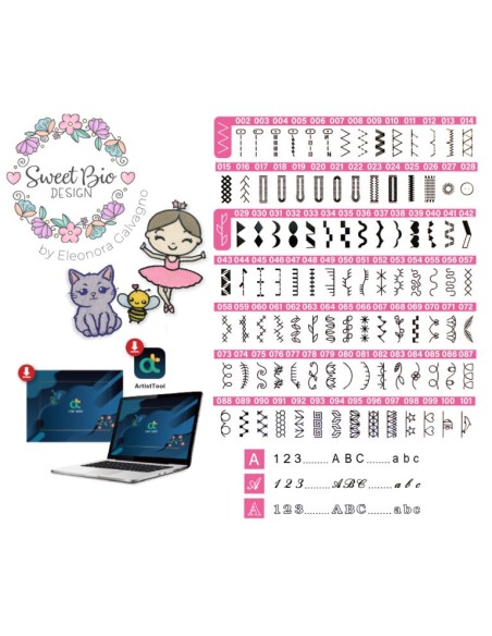 Mesa de puntadas de costura para máquina Necchi NE210