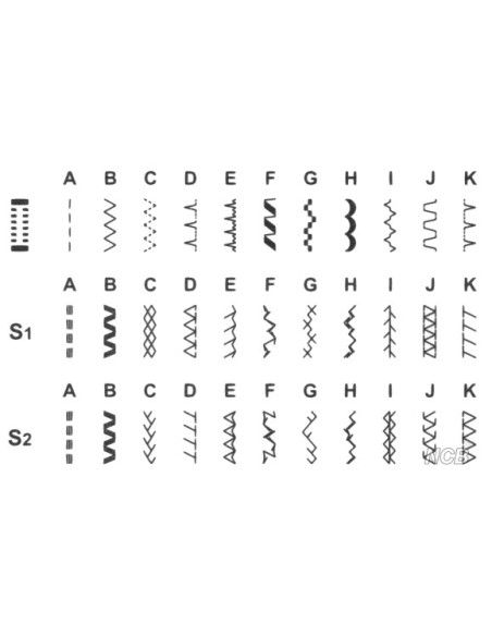 Macchina da Cucire Singer Heavy Duty 4432 Sterling Edition | 6 punti utili 7 elastici 18 decorativi 1 asola automatica