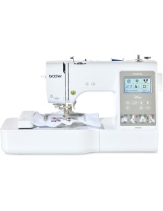 Easy embroidery up to 10x10 cm with the Brother M340ED