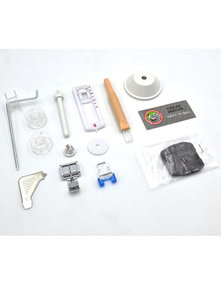 Accesorios suministrados con la máquina de coser Necchi Sweet K35N