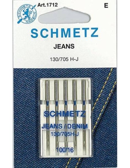 Agujas Schmetz para Jeans para Máquinas de Coser