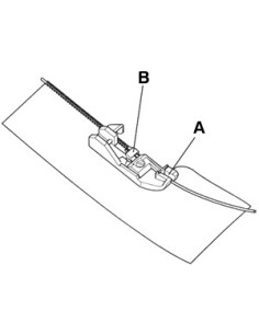 Kit 3 Piedini per Tagliacuci Singer Pfaff Husqvarna-Viking 2