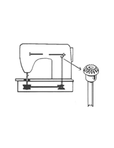 Dove è posizionato l'Ingranaggio dell'albero verticale per Macchine da Cucire Singer