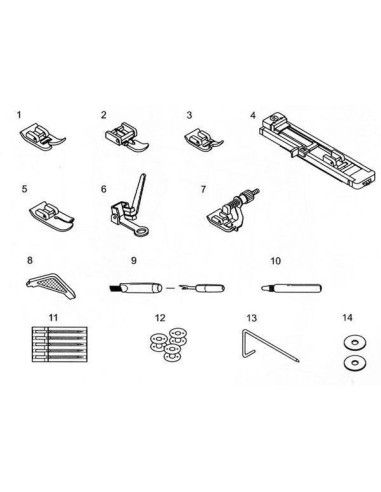 Husqvarna-Viking HClass E20 Sewing Machine | Accessories