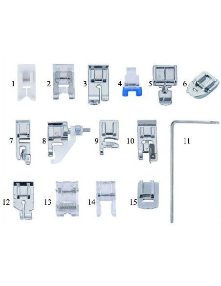 15 Pieces Sewing Machines Universal Feet Set