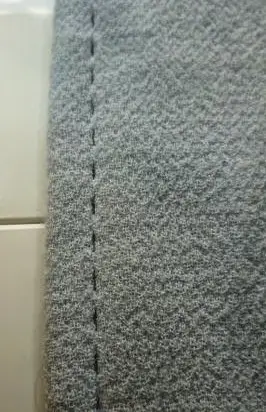 Impuntura a macchina tipo hand-made