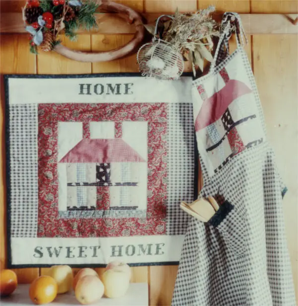 Pannello e grembiule 'Home Sweet Home'