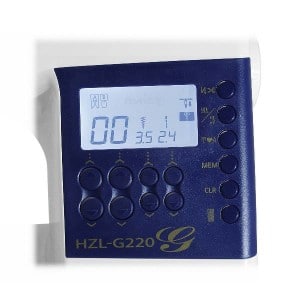 Lo schermo retro-illuminato della macchina da cucire Juki G220