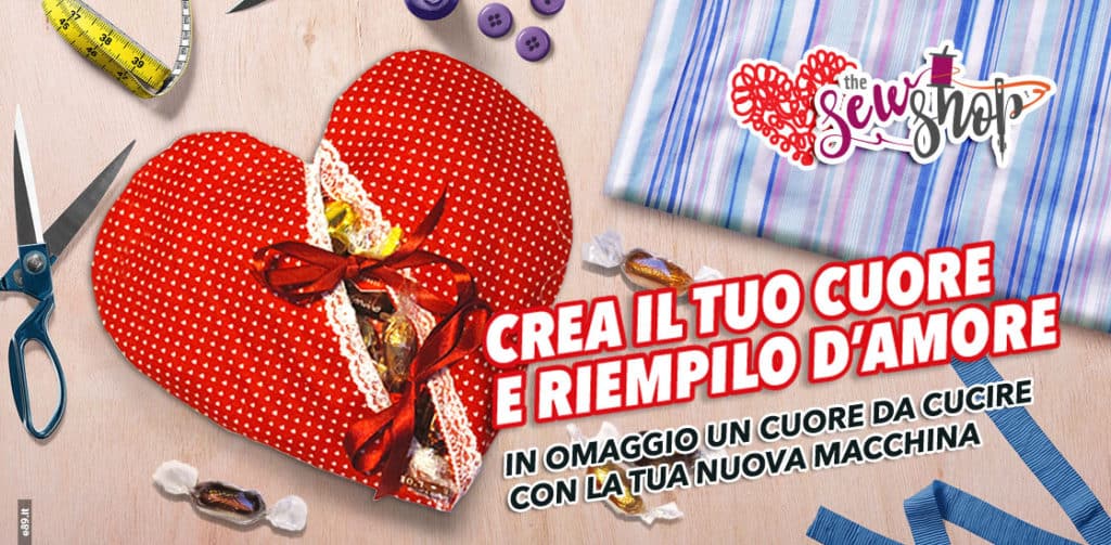 Cuore di san valentino  – cucito creativo – tutorial