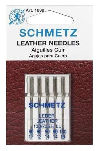 Schmetz leather sewing machine needles
