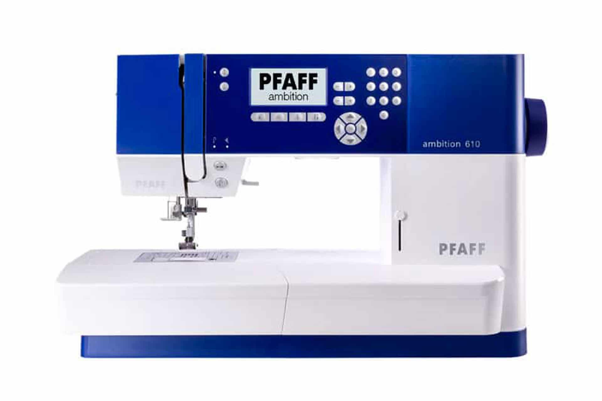 Las nuevas máquinas de coser pfaff de la línea ambition