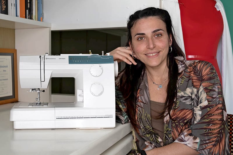 francesca trapani costurera taller de costura