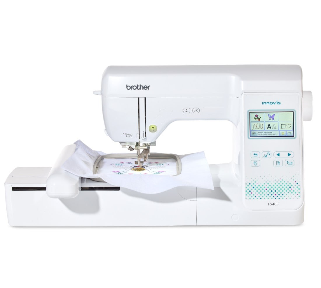 The Brother F540E embroidery-only machine offers excellent value for money. The Brother F540E embroidery-only machine offers excellent value for money.