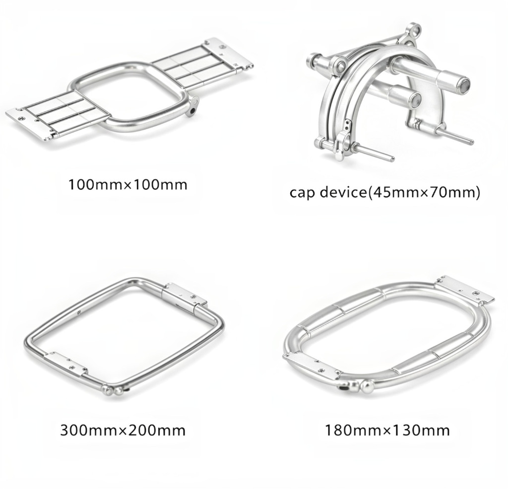 Bastidores para bordado a máquina de diversos tamaños y formas Bastidores para bordado a máquina de diversos tamaños y formas